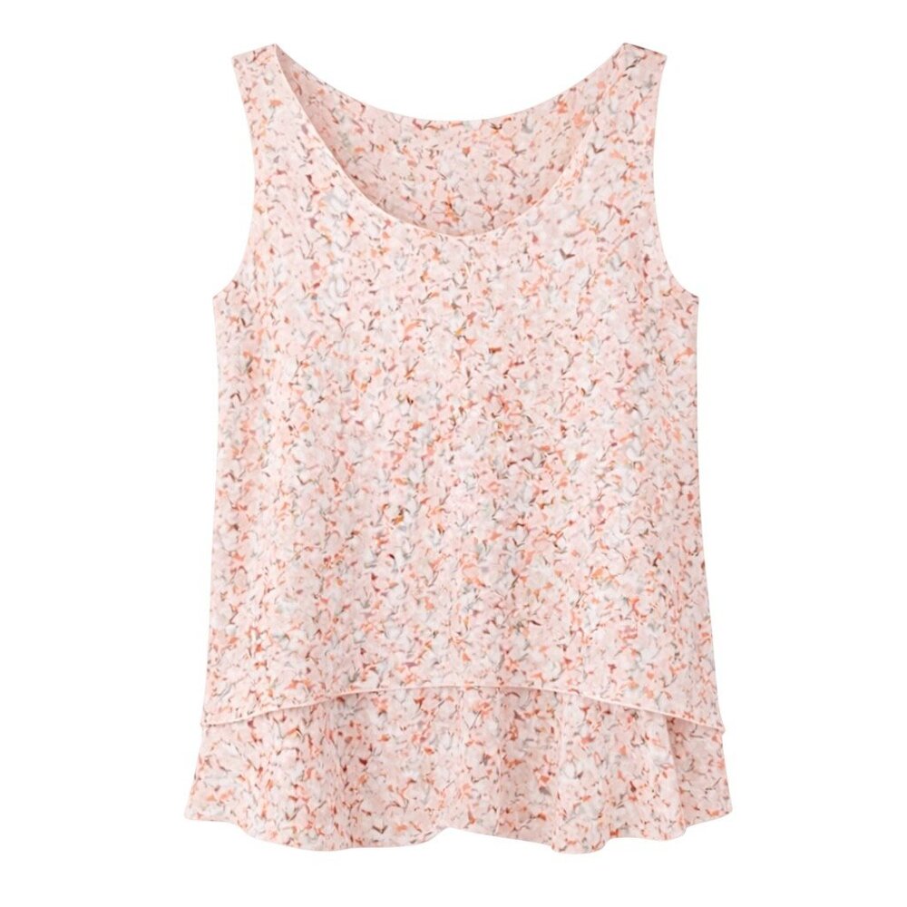 CABI Bella Sleeveless Floral Tiered Tank Top - Size XS - Picture 2 of 6